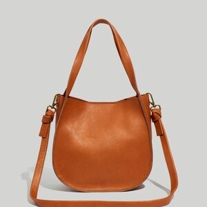 Madewell Sydney Shoulder Bag Burnished Caramel